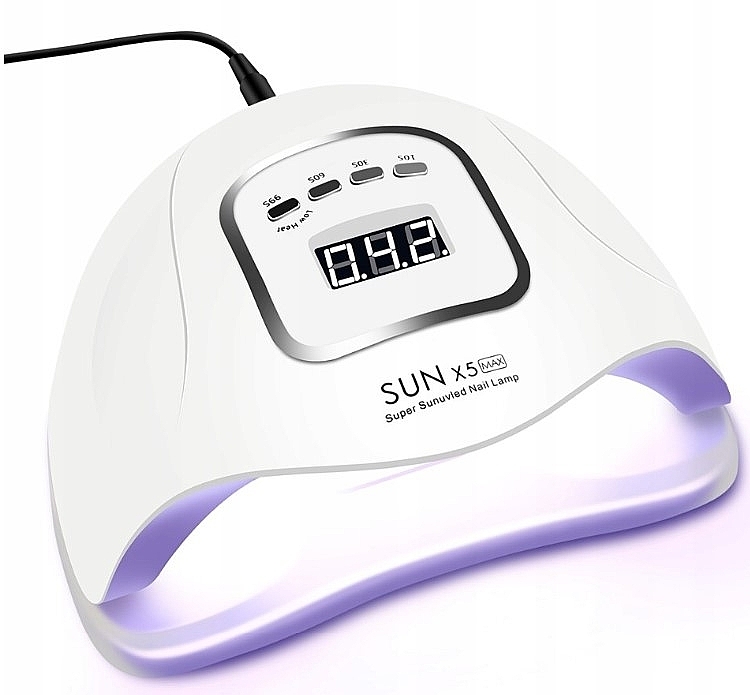Lampa LED UV do paznokci, biała - Sun X5 MAX 80 W UV/LED — Zdjęcie N1