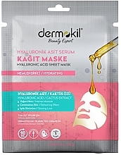 Maska w płachcie z serum i kwasem hialuronowym - Dermokil Hyaluronic Acid Serum Sheet Mask — Zdjęcie N1