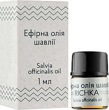 Kup Olejek eteryczny z szałwii - Richka Salvia Officinalis Oil