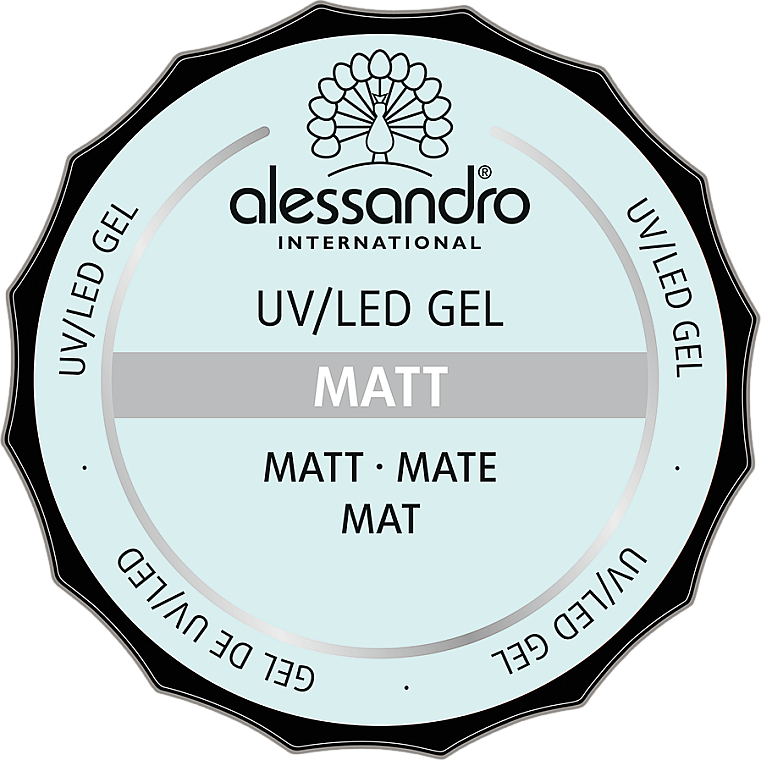Matujący żel do paznokci - Alessandro International Ultimate Matt  — Zdjęcie N1