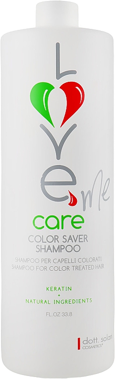 Szampon utrzymujący kolor - Dott. Solari Love Me Care Color Saver Shampoo