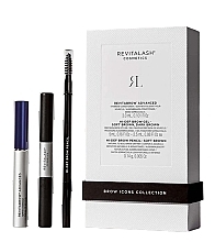 Zestaw - Revitalash Brow Icons Collection (brow/cond/3ml + brow/gel/5ml + brow/pencil/0.14g) — Zdjęcie N1