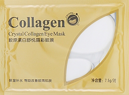 Plastry hydrożelowe z kolagenem - Bioaqua Crystal Collagen Eye Mask — Zdjęcie N1