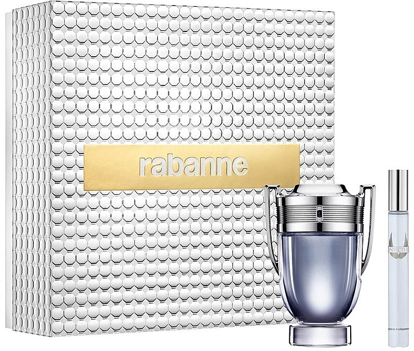 Paco Rabanne Invictus - Zestaw (edt/100ml + edt/mini/10ml) — Zdjęcie N1