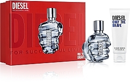 Diesel Only The Brave - Zestaw (edt 50 ml + sh/gel 75 ml) — Zdjęcie N1