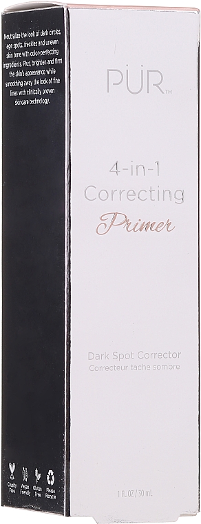 Primer wyrównujący koloryt twarzy - Pur 4-In-1 Correcting Primer Dark Spot Corrector — Zdjęcie N2