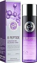 Tonik peptydowy przeciwstarzeniowy - Enough 8 Peptide Sensation Pro Balancing Toner — Zdjęcie N2