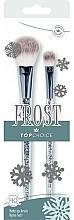 Zestaw pędzli do makijażu Frost, 38259, 2 szt. - Top Choice — Zdjęcie N1