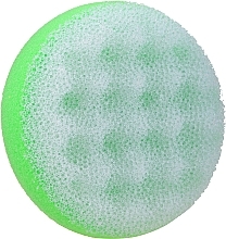 Okrągła myjka prysznicowa, jasnozielona - Cari — Zdjęcie N1