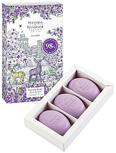 Woods Of Windsor Lavender - Zestaw mydełek (soap 3 x 60 g) — Zdjęcie N3