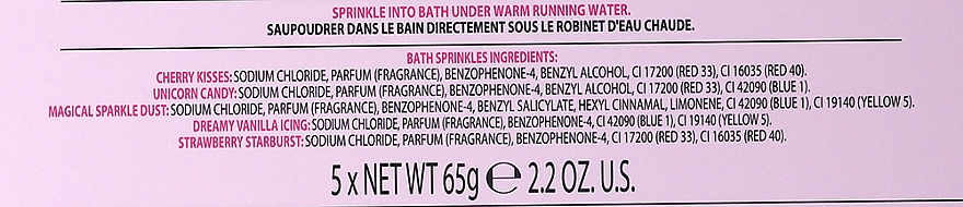 Zestaw do kąpieli - Baylis & Harding Beauticology Unicorn (salt/for/bath/5x65g) — Zdjęcie N5