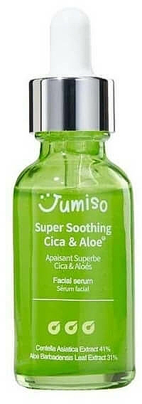 Intensywnie łagodzące serum do twarzy - Jumiso Super Soothing Cica & Aloe Facial Serum — Zdjęcie N1
