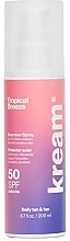 Kup Spray z filtrem przeciwsłonecznym SPF 50 - Kream Tropical Breeze Sunscreen Spray SPF 50