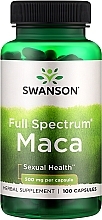 Suplement diety Ekstrakt z maku, 500 mg, 100 szt. - Swanson Maca — Zdjęcie N1