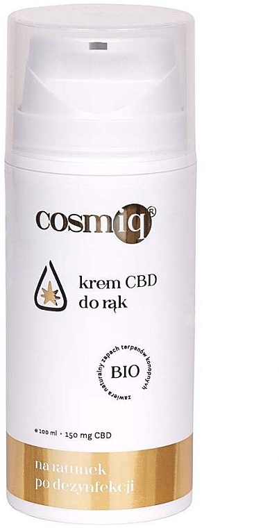 PRZECENA! Krem CBD do rąk - Cosmiq * — Zdjęcie N1