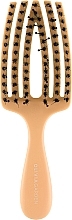 Szczotka do włosów - Olivia Garden Finger Brush Care Mini Kids Yellow — Zdjęcie N2