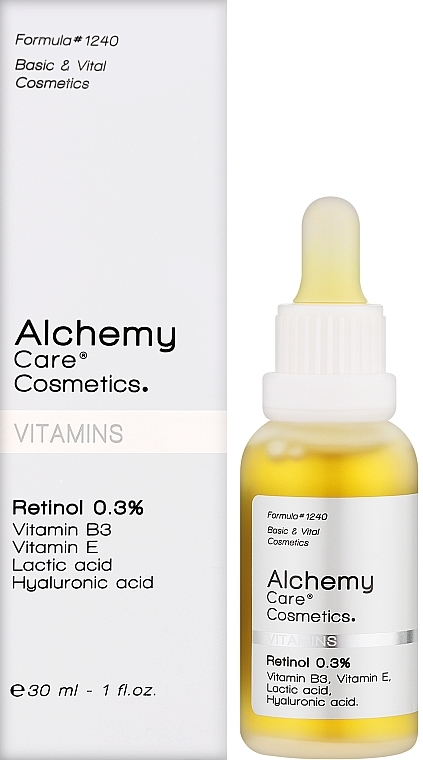 Serum do twarzy z retinolem - Alchemy Care Cosmetics Retinol 0,3% — Zdjęcie N2