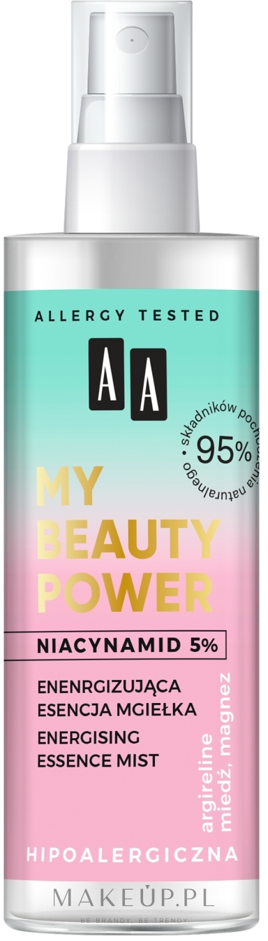 Energizująca mgiełka-esencja do twarzy - AA My Beauty Power Niacynamid 5% — Zdjęcie 100 ml