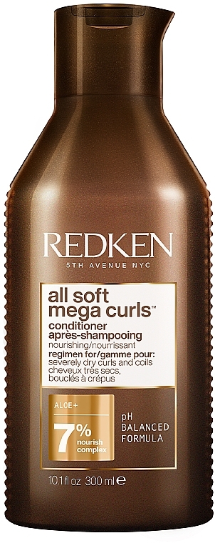 Odżywka do bardzo suchych i kręconych włosów - Redken All Soft Mega Curls Conditioner — Zdjęcie N1