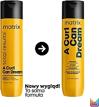 PRZECENA! Szampon do włosów kręconych - Matrix Total Results A Curl Can Dream Shampoo * — Zdjęcie N7