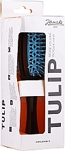 Kup PRZECENA! Szczotka do włosów Tulipan, czarno-turkusowa - Janeke Tulip Vented Brush Curvy *