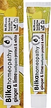 Kup Homeopatyczna pasta do zębów Imbir i limonka - Bilka Homeopathy Ginger And Lime Toothpaste