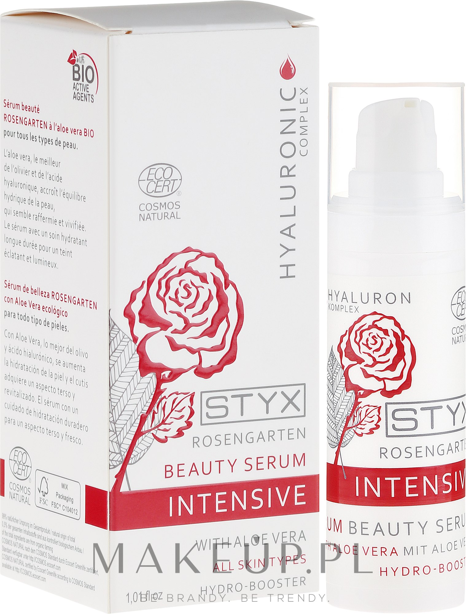 Serum do twarzy z organicznym aloesem - Styx Naturcosmetic Rose Garden Intensive Beauty Serum — Zdjęcie 30 ml