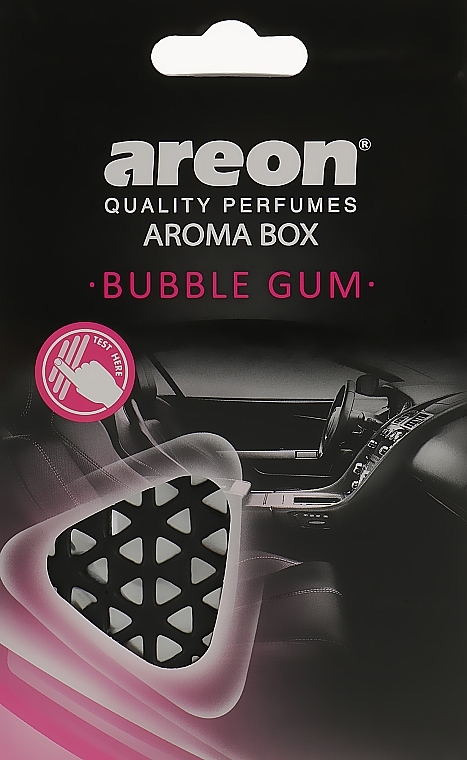 Zapach do samochodu - Areon Aroma Box Bubble Gum  — Zdjęcie N1