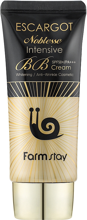 Krem BB z ekstraktem ze ślimaka królewskiego SPF48/PA++ - FarmStay Escargot Noblesse Intensive BB Cream — Zdjęcie N1