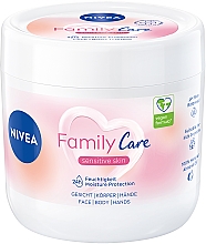 Krem nawilżający dla całej rodziny - NIVEA Family Care Hydrating Creme  — Zdjęcie N4