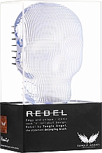 Szczotka do włosów - Tangle Angel Rebel Brush White Chrome — Zdjęcie N2
