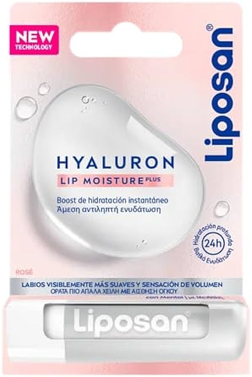 Balsam do ust - Liposan Hyaluron Lip Moisture Plus Rose — Zdjęcie N1