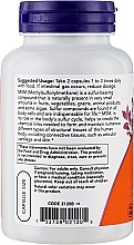 Suplement diety Metylosulfonylometan w kapsułkach, 1000 mg - Now Foods MSM Methylsulfonylmethane — Zdjęcie N2