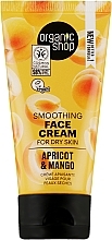 Krem do cery suchej Morela i mango - Organic Shop Smoothing Cream Apricot & Mango — Zdjęcie N1