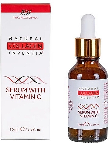 PRZECENA! Serum do twarzy z witaminą C - Natural Collagen Inventia Serum With Vitamin C * — Zdjęcie N1