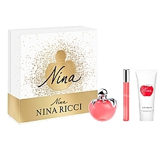 Nina Ricci Nina - Zestaw (edt/50ml + edt/10ml + b/lot/75ml) — Zdjęcie N1