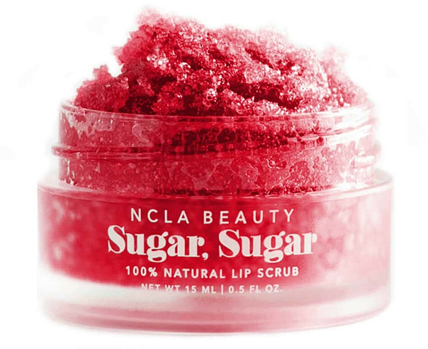 Peeling do ust Czerwona róża - NCLA Beauty Sugar, Sugar Red Roses Lip Scrub — Zdjęcie N1