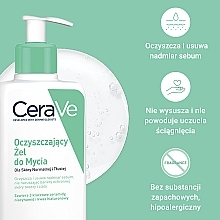 Oczyszczający żel do mycia - CeraVe Foaming Cleanser — Zdjęcie N5