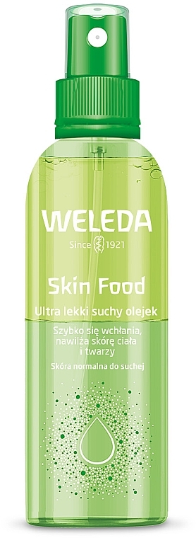 Ultralekki suchy olejek do twarzy i ciała - Weleda Skin Food Ultra Light Dry Oil — Zdjęcie N2