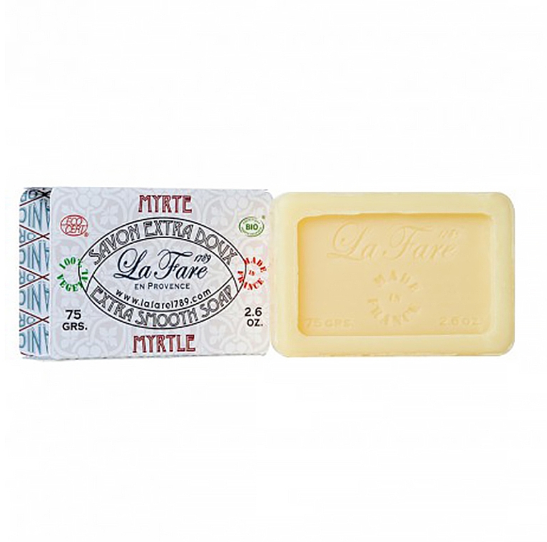 Wygładzające mydło w kostce z mirtem - La Fare 1789 Extra Smooth Soap Myrtle — Zdjęcie N1