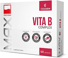 Kup Suplement diety Max kompleks witamin z grupy B - Colfarm Max Vita B Complex