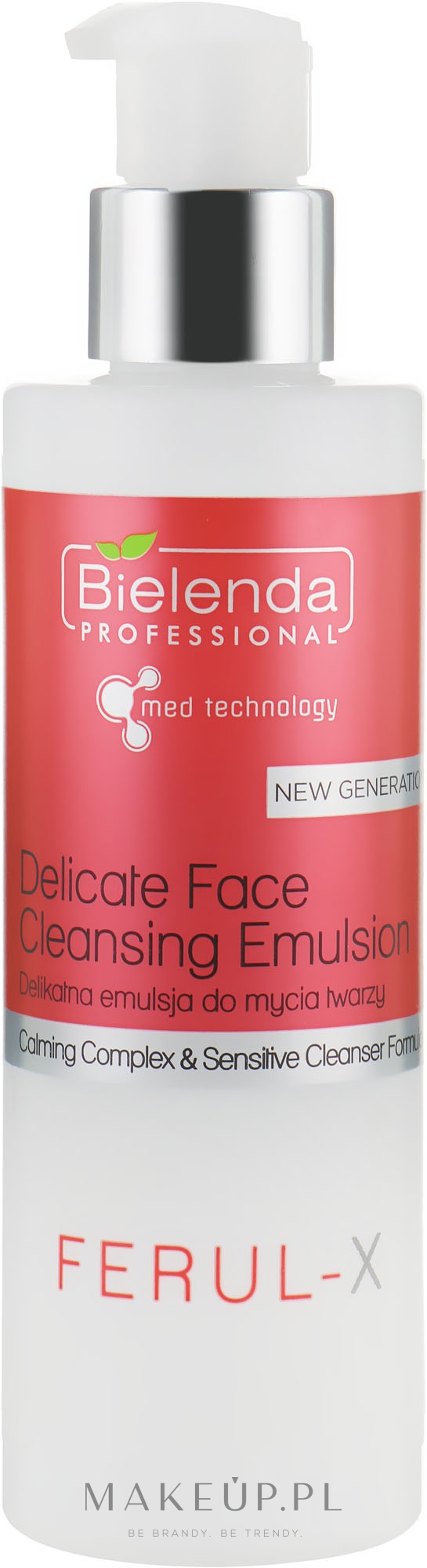 Delikatna emulsja do mycia twarzy - Bielenda Professional Ferul-X — Zdjęcie 160 g