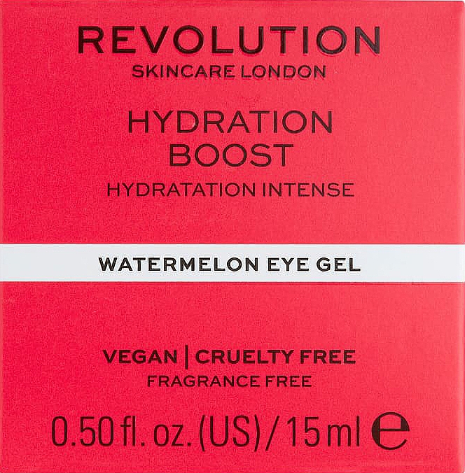 Nawilżający żel pod oczy - Revolution Skincare Hydration Boost Watermelon Eye Gel — Zdjęcie N2