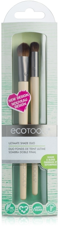 Zestaw pędzli do makijażu oczu - EcoTools Ultimate Shade Duo