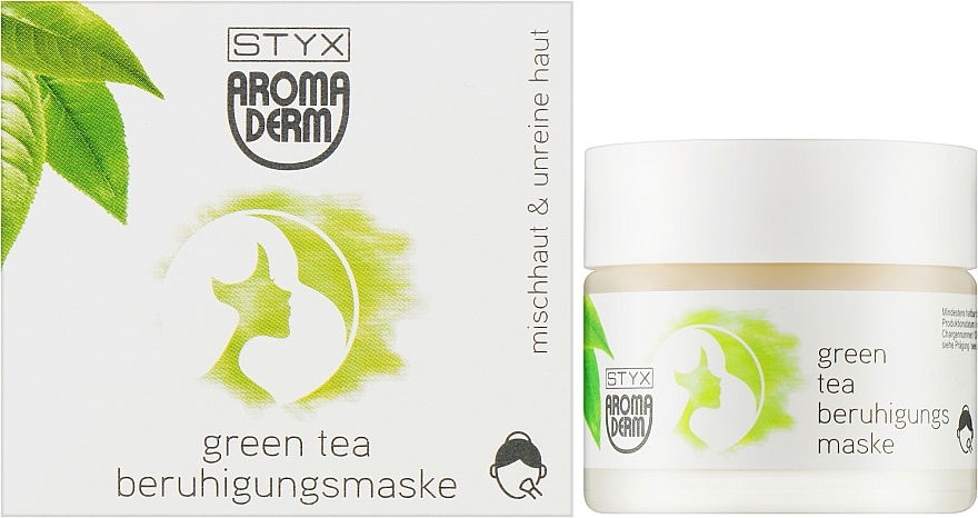 Kojąca maseczka do twarzy - Styx Naturcosmetic Aroma Derm Green Tea Calming Mask — Zdjęcie N2