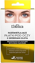 Kup Rozświetlające płatki pod oczy z drobinkami złota - L'biotica