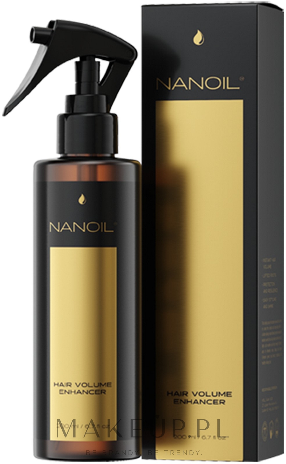 Spray zwiększający objętość włosów - Nanoil Volume Enhance Spray — Zdjęcie 200 ml