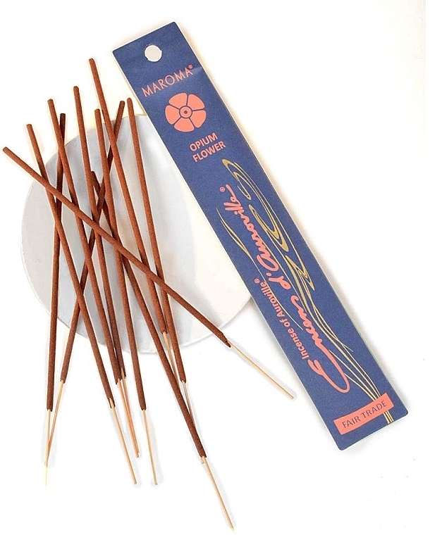 Kadzidełka Opium - Maroma Encens d'Auroville Stick Incense Opium Flower — Zdjęcie N3