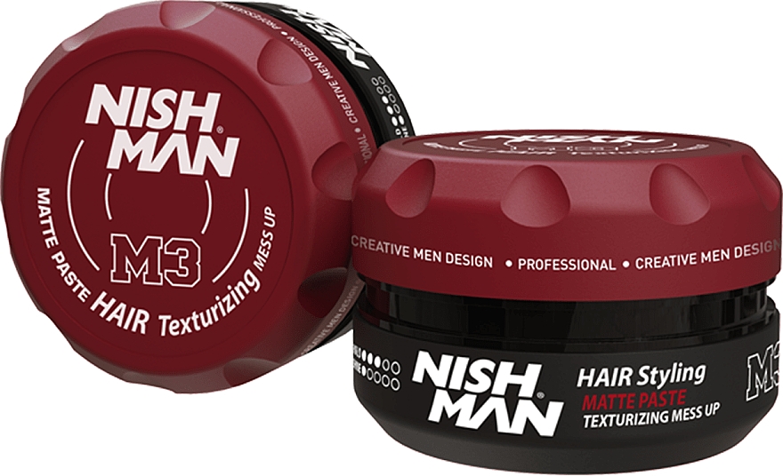 Pasta do włosów dla mężczyzn - Nishman Hair Styling Matte Paste M3 — Zdjęcie N1