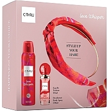 C-Thru Love Whisper - Zestaw (edt/30ml + deo/spray/150ml + headband) — Zdjęcie N1